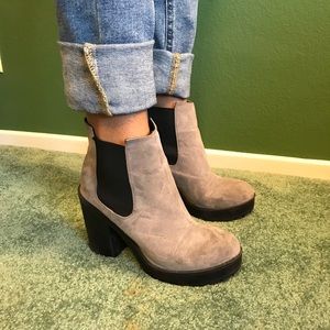 Faux Suede Booties